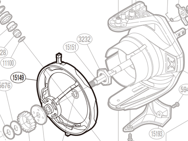 Shimano Replacement Line Safety Guard For Ultegra 14000 2 Shimano Replacement Line Safety Guard For Ultegra 14000 - Image 2